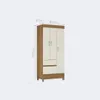 ROPERO 3P WIND - ALMENDRA OFF WHITE 32860/140 - Roperos y placares, Uruguay | Rosas Hermanos, vista 3 de 4
