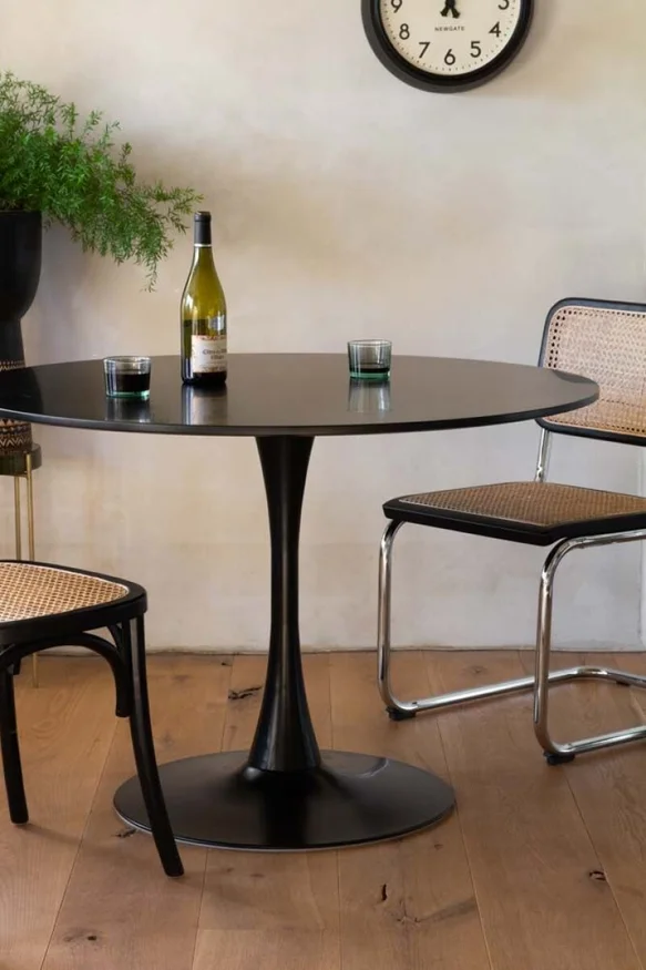Mesa de Comedor Tulip - Black en Negro - Mesas de comedor, Uruguay | Samic, vista 2