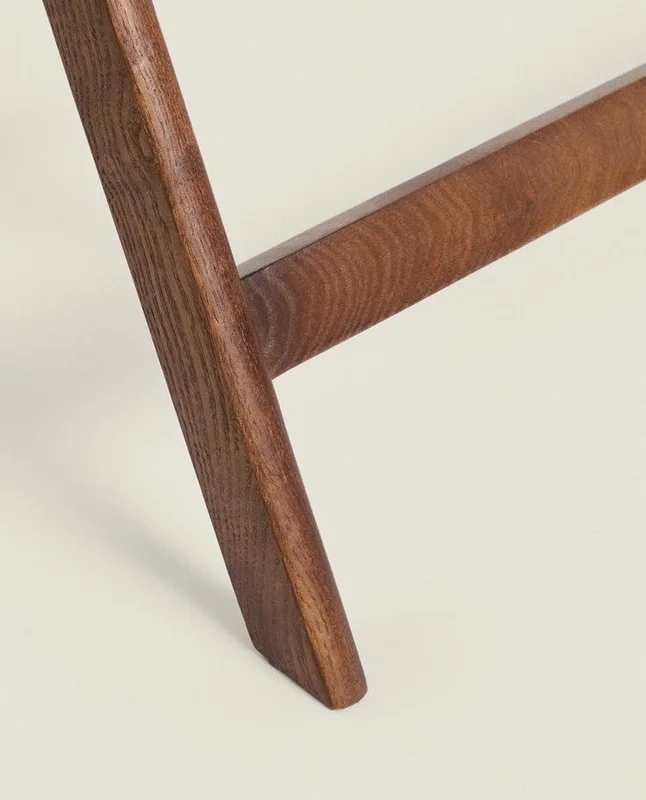 SILLA PLEGABLE MADERA Y RATÁN en Marrón - Sillas, Uruguay | Zara Home, vista 6