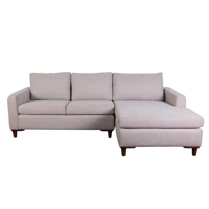 Sofá C/chaise Más De 4 Cuerpos Tela Natural-beige Napoli Beige en Beige - Sillones y sofás, Uruguay | Divino, vista 2