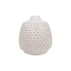 FLORERO RELIEVES D9x10CM CERAMICA BLANCO en Blanco - Jarrones, Uruguay | Koz, vista 1 de 2