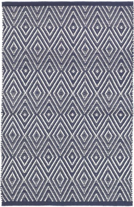 DIAMOND NAVY/IVORY INTERIOR/EXTERIOR en Azul - Textiles, Uruguay | Sentido Jose Ignacio