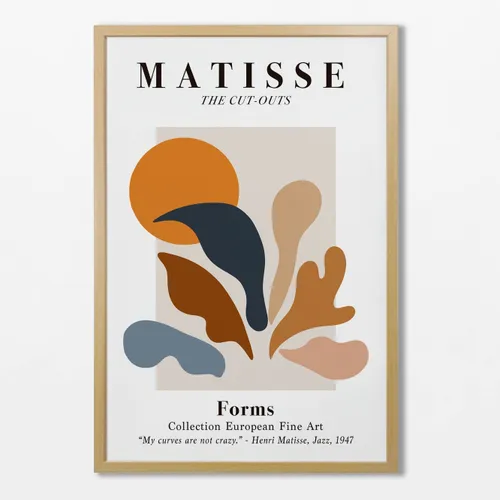 Matisse - Forms en Multicolor - Láminas, Uruguay | La Cuadrería