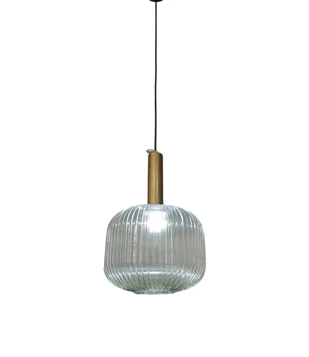 L. COLGAR LIEJA CLEAR en Madera natural - Lámparas colgantes, Uruguay | Más Infinito Casa