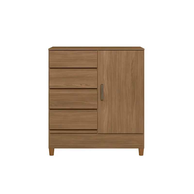Comoda Cajonera Dormitorio 4 Cajones 1 Puerta en JEQUITIBA - Cómodas, Uruguay | Soy Hogar, vista 4