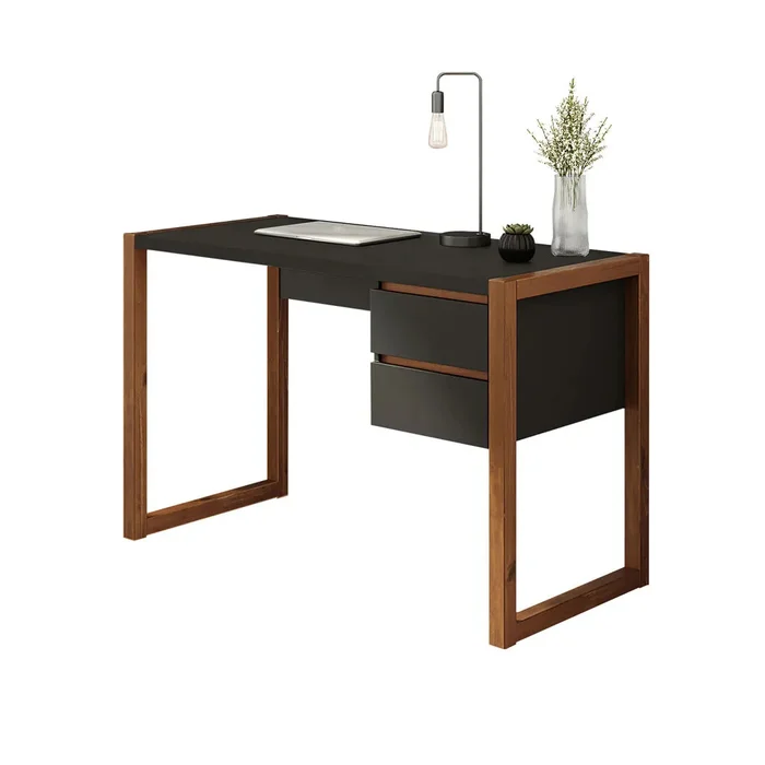 Escritorio con cajones 120cm Atena - Patas en Madera Maciza en Blanco - Escritorios, Uruguay | Balton, vista 15