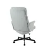 Silla De Oficina Gerencial Tela-y-metal Gris Cicerón en Gris - Escritorios y sillas de escritorio, Uruguay | Divino, vista 5 de 6