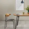 Mesa extensible Novac 170 (320) x 100 cm chapa de roble patas de acero acabado negro en Natural, Negro - Mesas de comedor, Uruguay | Kavehome, vista 3 de 9