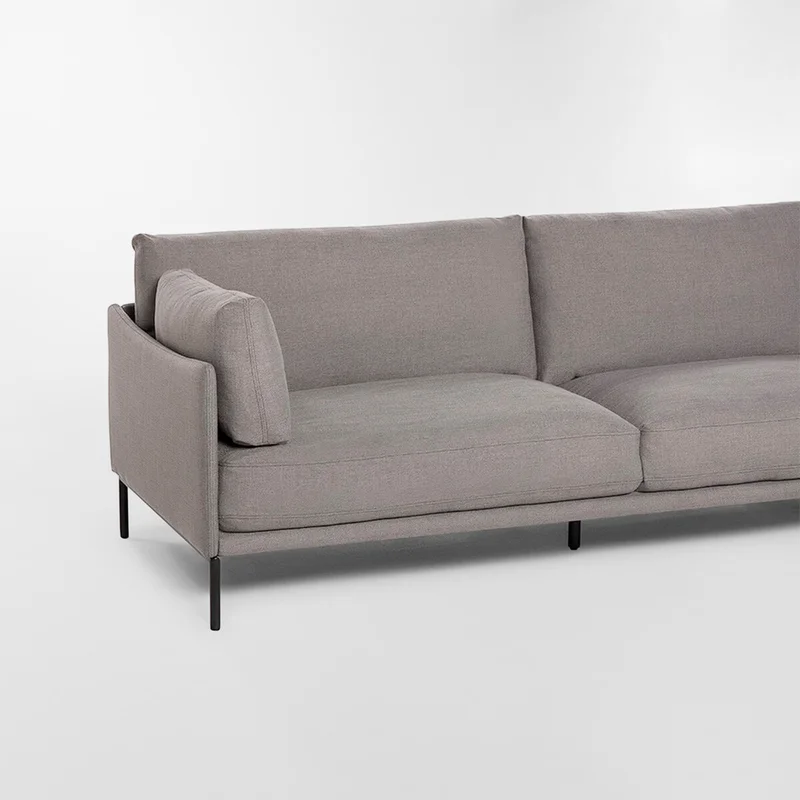 Sofá con chaise COSTA Gris DERECHO en Gris - Sillones y sofás, Uruguay | Viasono, vista 4