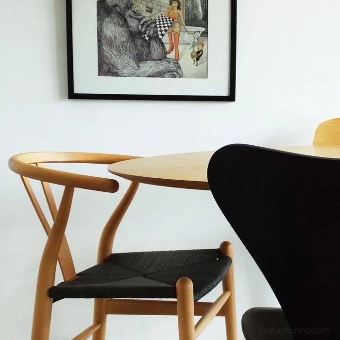Wishbone | Hans Wegner en Madera natural - Sillas, Uruguay | Mad for Modern, vista 5