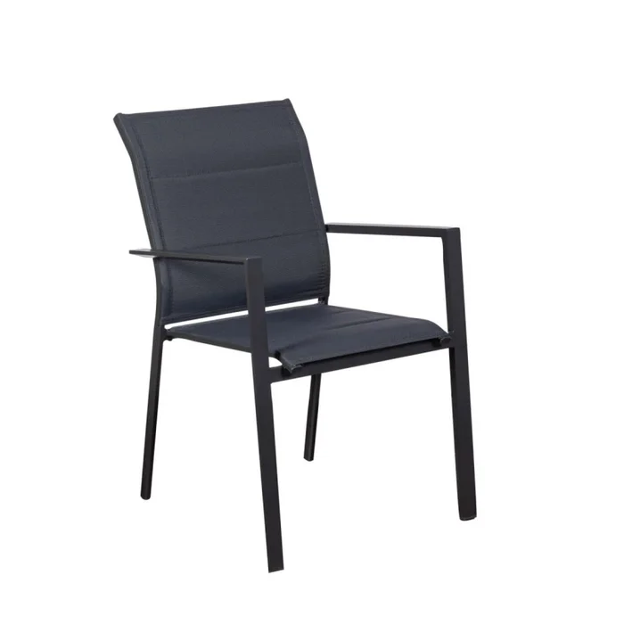 Silla De Exterior Aluminio Gris Portofino en Gris - Muebles para el exterior, Uruguay | Divino, vista 2