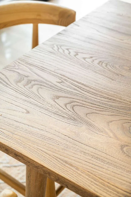 MESA COMEDOR NORDICA - OLMO NATURAL - 1.80 X 0.90 MTS en Madera natural - Mesas de comedor, Uruguay | La Iberica, vista 14