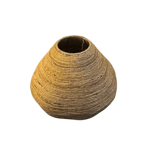FLORERO CRAFTS BAJO BANANA NATURAL en Madera natural - Jarrones, Uruguay | Masinfinito Casa