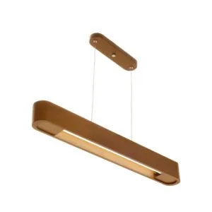 Lámpara Colgante Rectangular Pequeña Castaño en Madera natural - Lámparas colgantes, Uruguay | Berna home