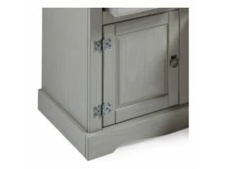 Cómoda 1 Puerta 4 Cajones Cera/Gris Línea Mexicana Corona en Gris - Cómodas, Uruguay | Quesal, vista 2