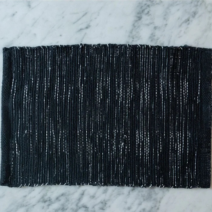 Individual algodón tejido 30x45cm - Negro - Textiles, Uruguay | Buho Store, vista 2