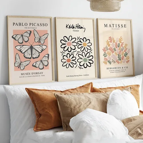 Picasso - Haring - Matisse en Multicolor - Láminas, Uruguay | La Cuadrería