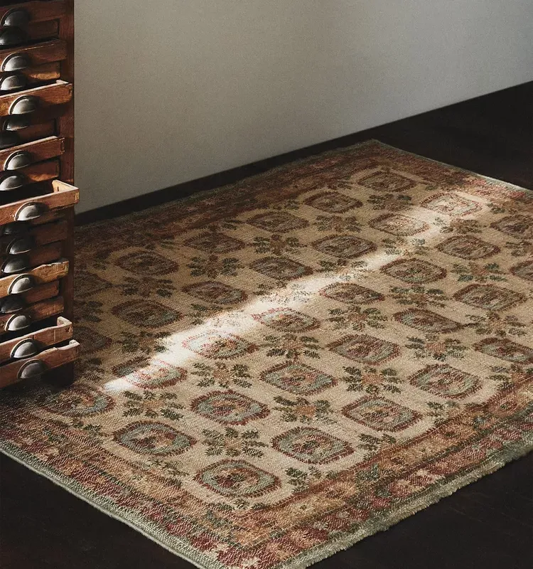 ALFOMBRA EFECTO VINTAGE YUTE - Alfombras, Uruguay | Zara Home