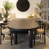 MESA COMEDOR OSIM OVAL TEKA NEGRA en Negro - Mesas de comedor, Uruguay | Masinfinito Casa, vista 3 de 4