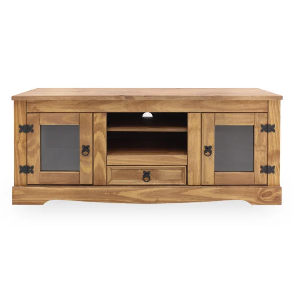Rack L/Da Vinci en Madera natural - Muebles para TV, Uruguay | Palermo Casa Deco