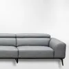 Sofá con chaise DUNA TELA GRIS IZQUIERDO - Sillones y sofás, Uruguay | Viasono, vista 4 de 4