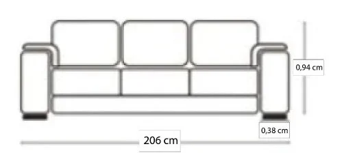 Juego De Living Sillon 3+2 Cuerpos Sofa Oxford Beige en Beige - Sillones y sofás, Uruguay | Soy Hogar, vista 5