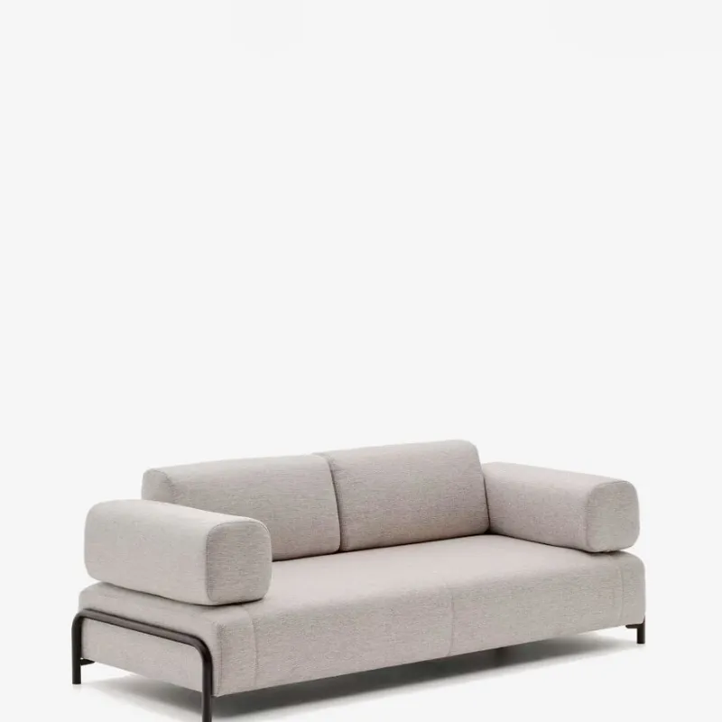 Sofá Compo 3 plazas beige grisáceo 232 cm en Beige - Sillones y sofás, Uruguay | Kavehome