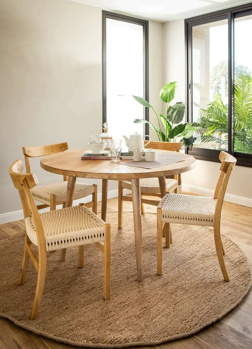 MESA COMEDOR NORDICA - OLMO NATURAL - 1.20 MTS en Madera natural - Mesas de comedor, Uruguay | La Iberica, vista 14