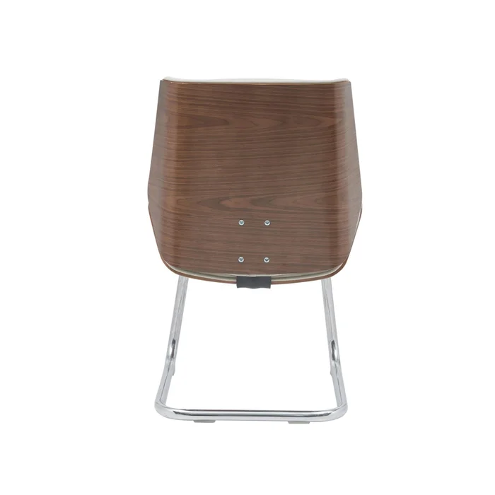 Asiento De Visita Madera-y-pu Natural-beige Eclipse en Beige - Sillas de escritorio, Uruguay | Divino, vista 4