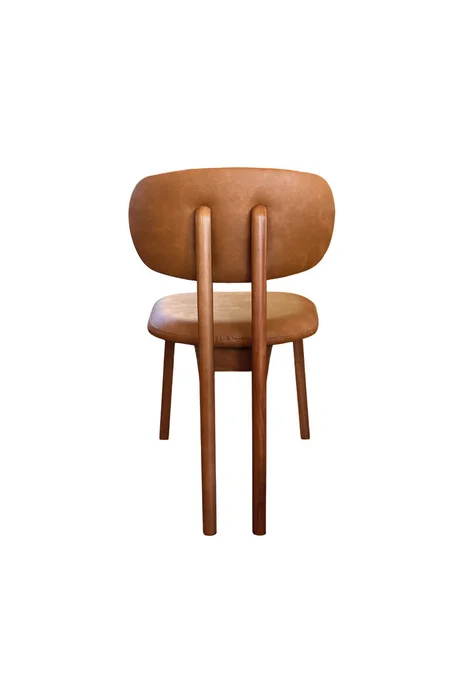 SILLA LUIZA MADERA TELA 2049 52X60,5X82H - Sillas, Uruguay | Vinibel, vista 2