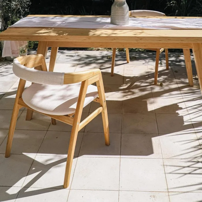 Silla Amalfi en Madera natural - Muebles, Uruguay | Uruguay Bamboo, vista 8