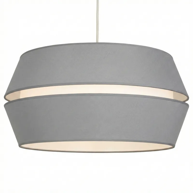 Colgante Duo Split Grey en Gris - Lámparas colgantes, Uruguay | La Perla