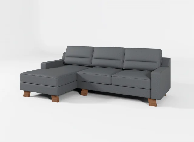 Sofá Sasha con Chaise Longue en Gris, Arena - Sillones y sofás, Uruguay | New York Home, vista 4