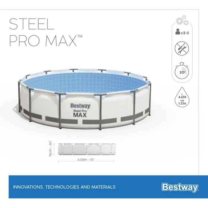 Piscina Bestway 4678L en Blanco - Muebles para el exterior, Uruguay | La Cueva Muebles, vista 4