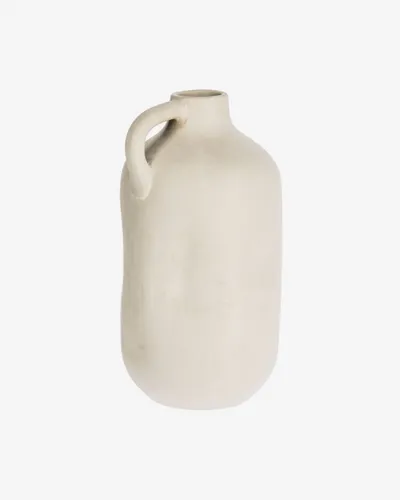 Jarrón Caetana cerámica blanco 55 cm en Blanco - Jarrones, Uruguay | Kavehome