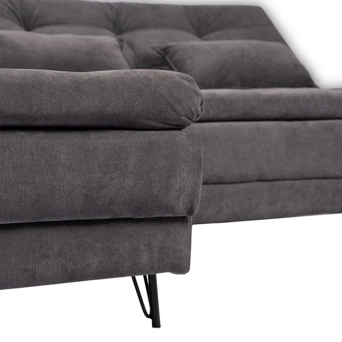 Sillón Cama con Chaise Izquierdo y derecho - Nice - Chumbo Steel en Gris - Sillones y sofás, Uruguay | Rústico Hogar, vista 5
