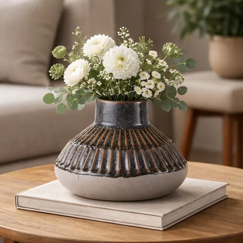 FLORERO SATIN Gris Medium en Multicolor - Decoración, Uruguay | Viasono