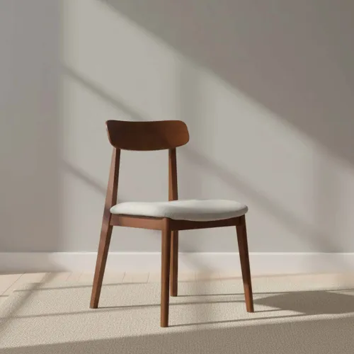 Silla De Comedor Madera Marron Dann en Marrón - Sillas, Uruguay | Divino