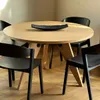 Mesa de comedor Gueridon 120 cm - Negro en Madera natural - Mesas de comedor, Uruguay | Samic, vista 2 de 3