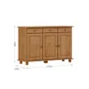 BARGUE?O  RUBI  3 PUERTAS 3 CAJONES  8927 FN -FREIJO - Muebles para TV, Uruguay | Rosas Hermanos, vista 3 de 5