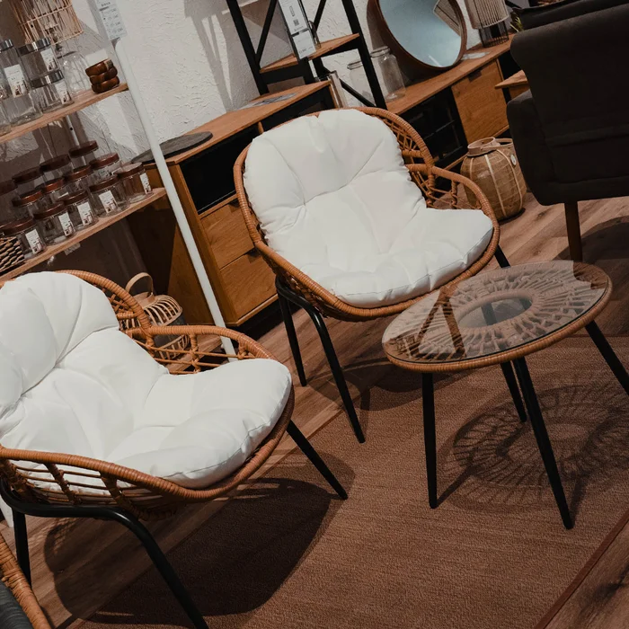 Juego Muebles De Jardin Miami - Blanco en Blanco - Muebles para el exterior, Uruguay | Ecowood, vista 2