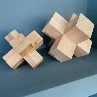 Figura decorativa de madera – 21 cm en Madera natural - Decoración, Uruguay | Dreams On Time, vista 3