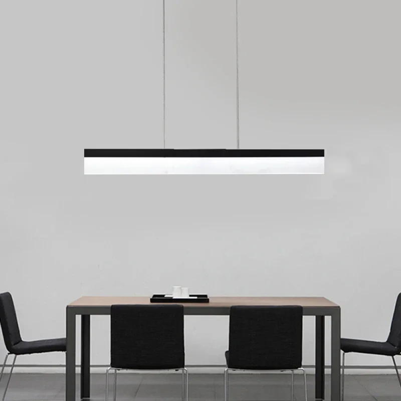 Luminaria Lineal LED Losail 120 cm en Negro - Lámparas colgantes, Uruguay | Serlux, vista 3