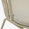 Silla exterior Saconca de cuerda y acero con acabado pintado - beige en Beige - Sillas, Uruguay | Kavehome, vista 6 de 10