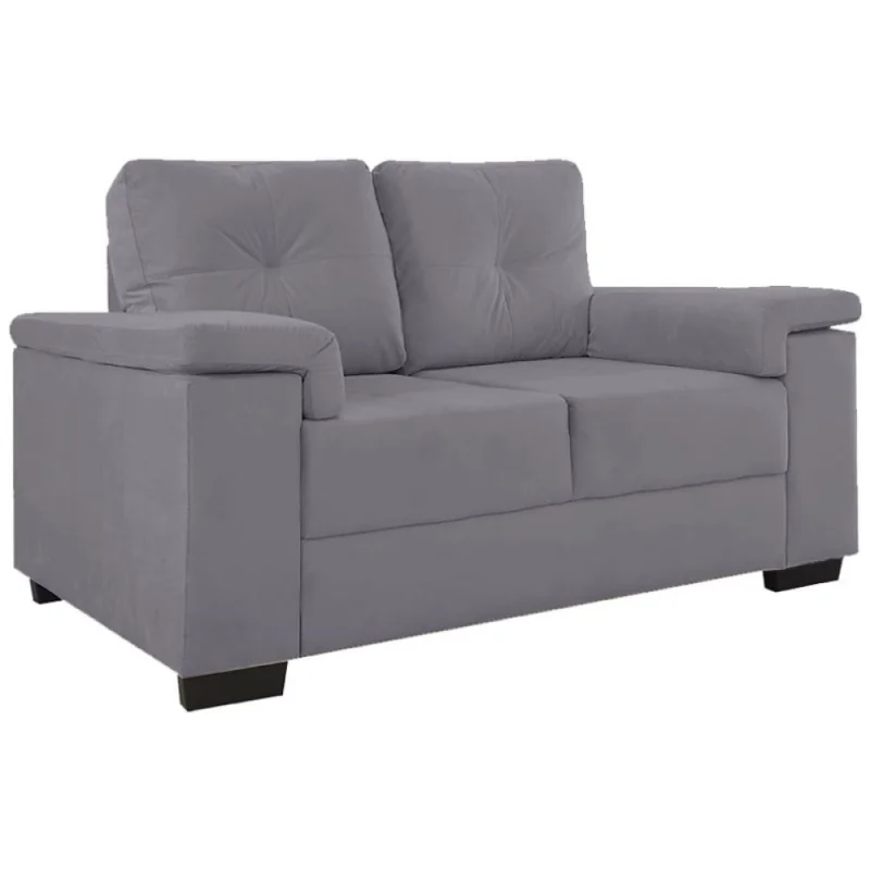 SOFA LUARES 2 CUERPOS GRIS en Gris - Sillones y sofás, Uruguay | Alfa Ventas, vista 3