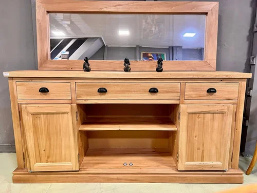 Aparador Bargueño Madera Maciza Arenado 160x90x38 - Ozark A Eleccion en Madera natural - Aparadores y recibidores, Uruguay | Ozark Home, vista 5