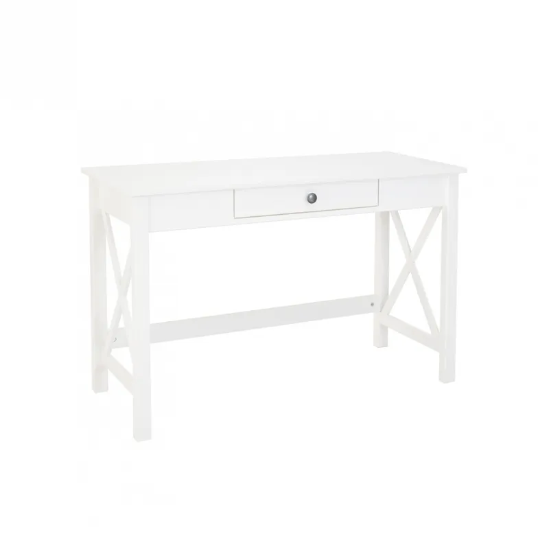 Escritorio 1 Cajón Dover Lover - Blanco en Blanco - Escritorios y sillas de escritorio, Uruguay | Rústico Hogar