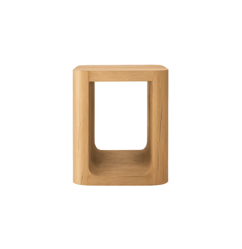 MESA LATERAL TEKA OSLO OPEN en Madera natural - Mesas de arrimo, Uruguay | Masinfinito Casa