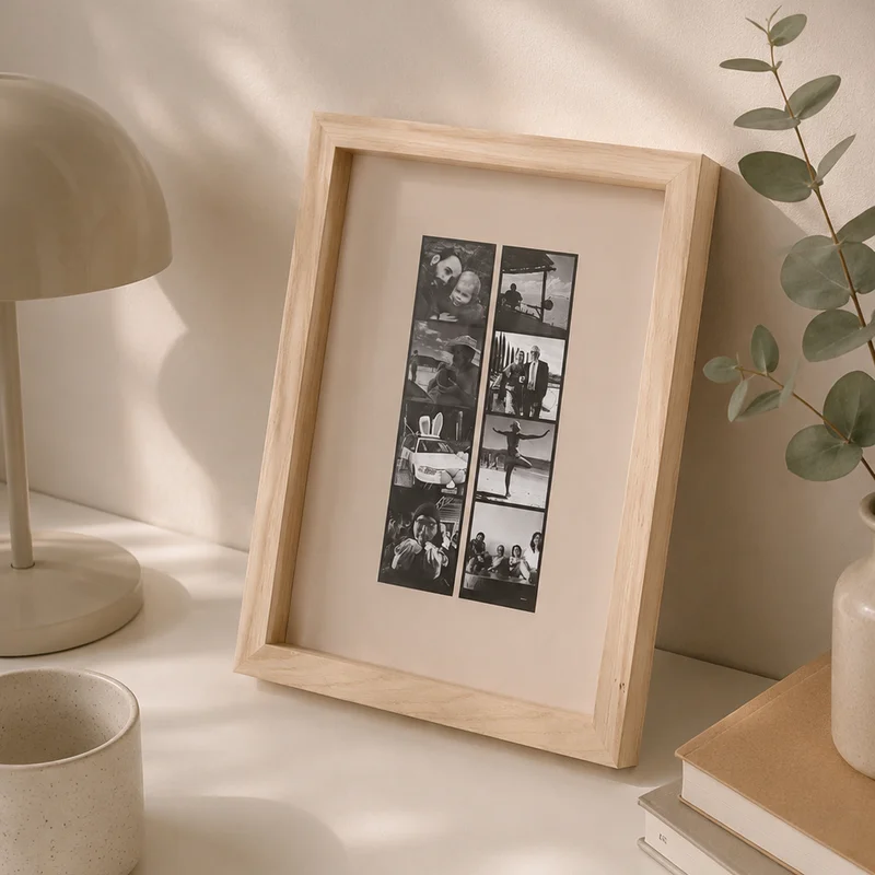 Tira de fotos - Cuadro Personalizado con tu Foto en Rojo - Láminas, Uruguay | Kiosko de Mar, vista 4