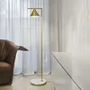 Lámpara De Pie Stella Base De Mármol Dorada en Amarillo - Lámparas de pie, Uruguay | Serlux, vista 7 de 7